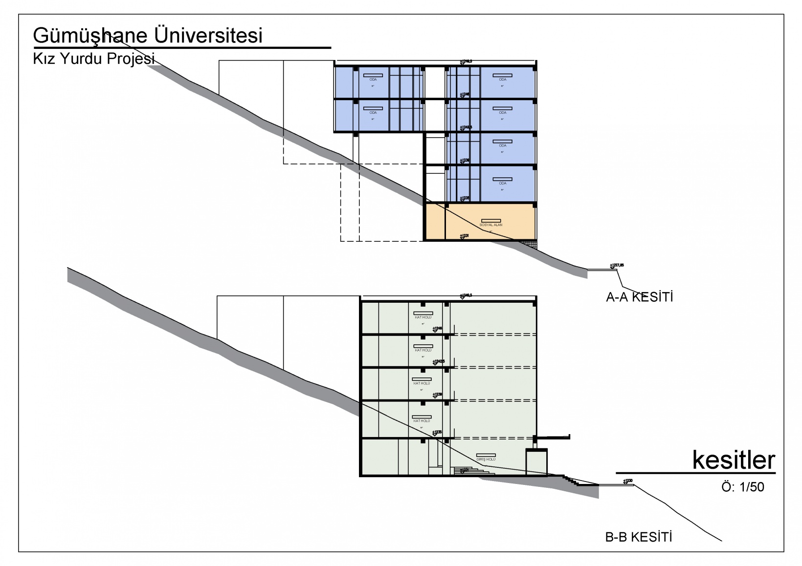 GÜKAV kampüs içinde 212 kişilik kız yurdu yapacak 3