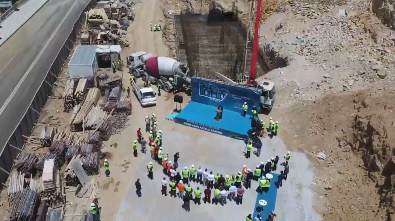 Yaşam evlerine ilk harç döküldü 1