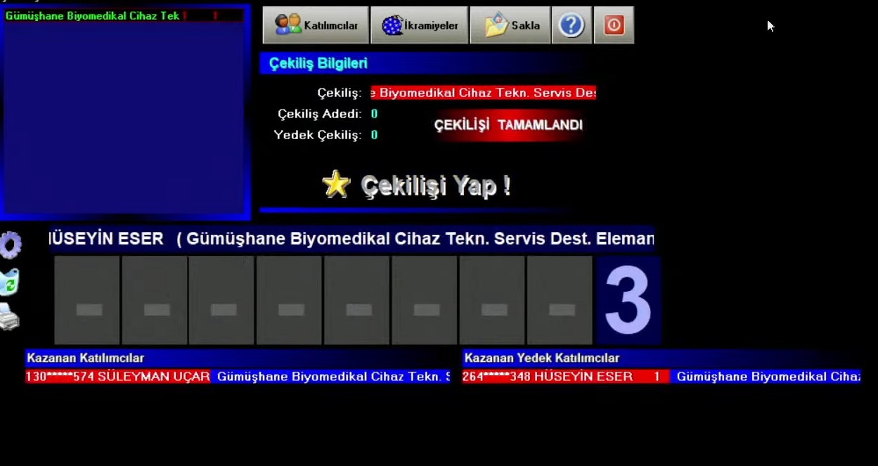 Sağlık Bakanlığı sürekli işçi kura sonuçları 1