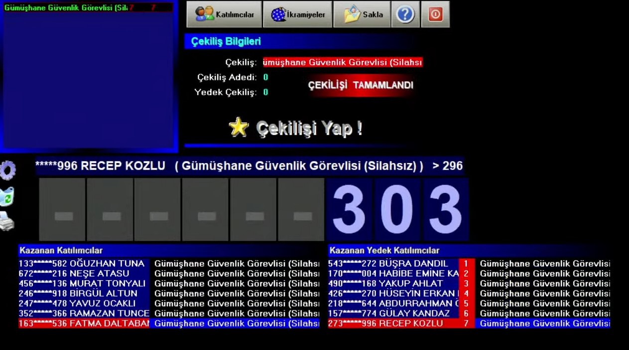 Sağlık Bakanlığı sürekli işçi kura sonuçları 6