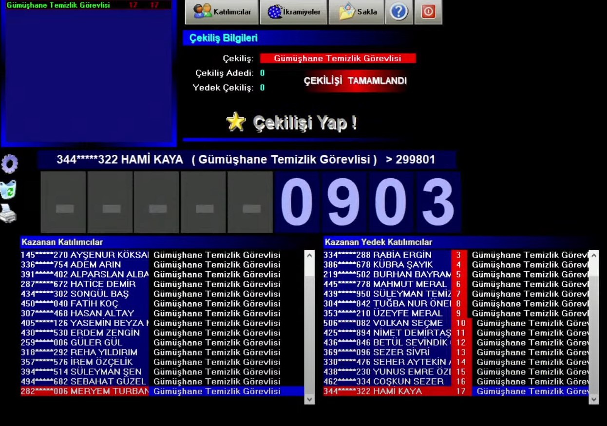 Sağlık Bakanlığı sürekli işçi kura sonuçları 10