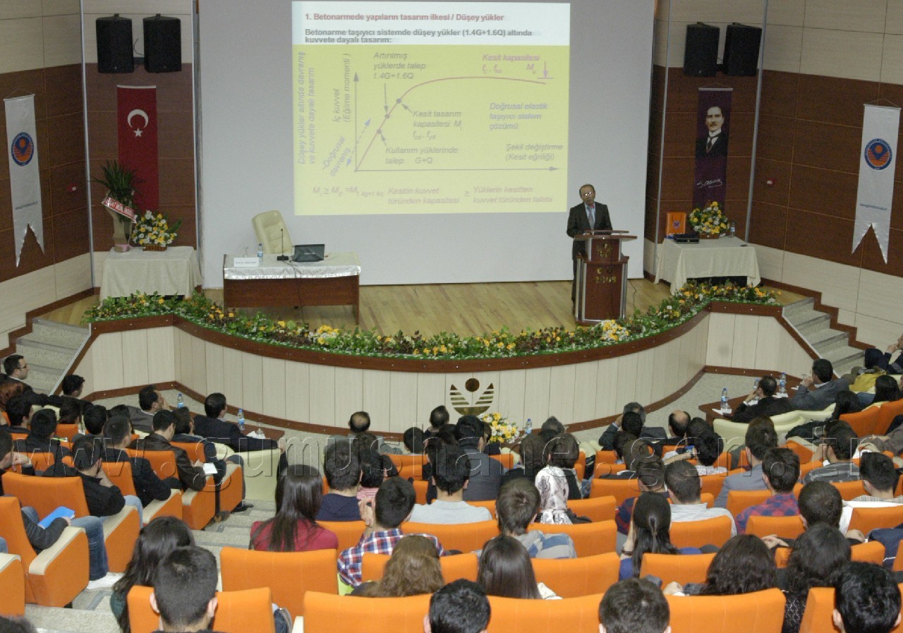 GÜ'de 'Betonarme Yapılarda Taşıyıcı Sistem Güvenliği' Konferansı Düzenlendi 2