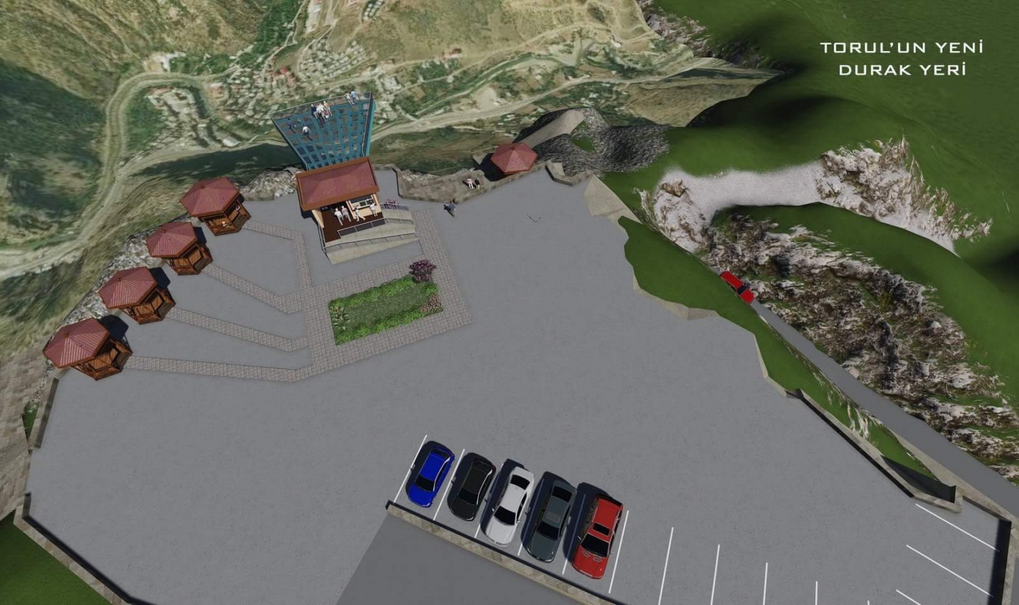 Torul Kalesinin cam seyir terası ihale edildi 3