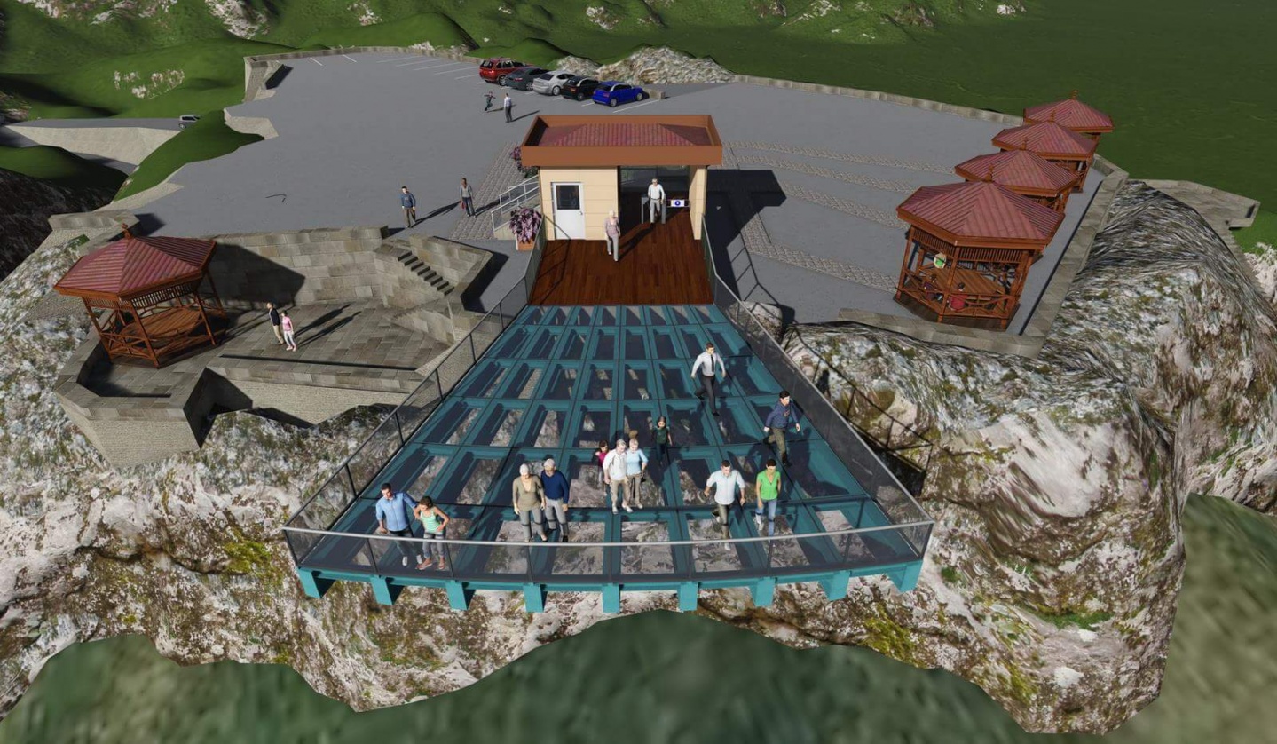 Torul Kalesinin cam seyir terası ihale edildi 4