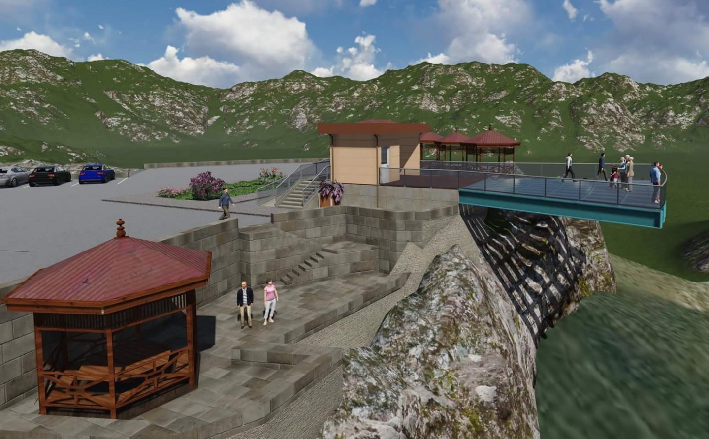 Torul Kalesinin cam seyir terası ihale edildi 9