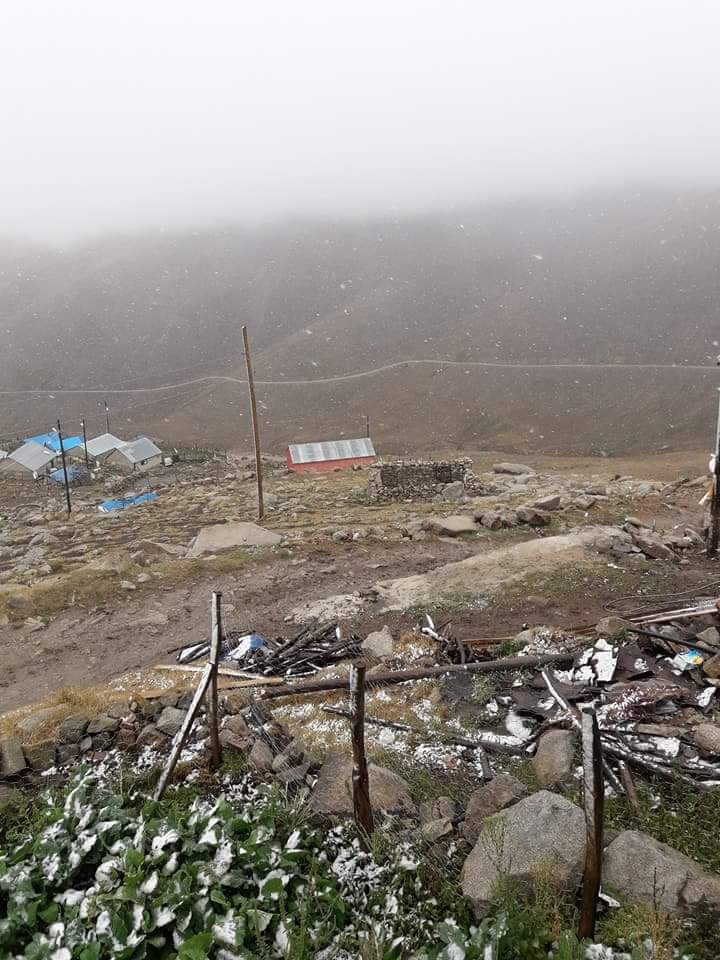 Gümüşhane’nin yüksekleri beyaza büründü 4