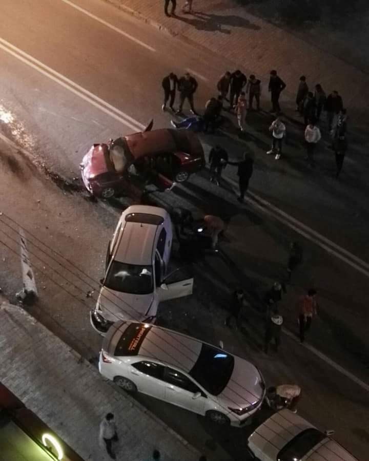 Gümüşhane’de zincirleme trafik kazası 1