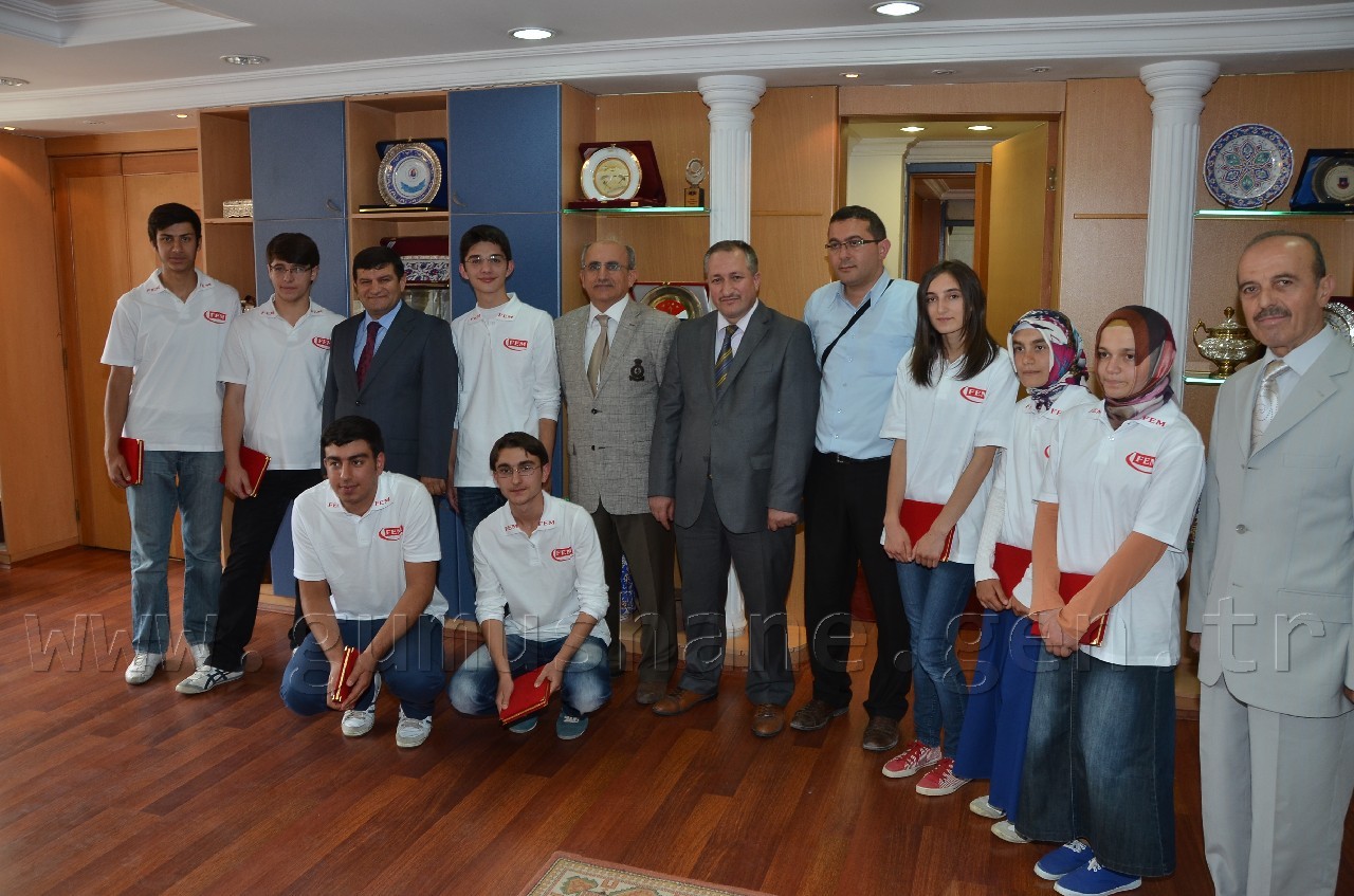 Şampiyon FEM'lilerden Vali Mayda ve Aktaş'a Ziyaret 12