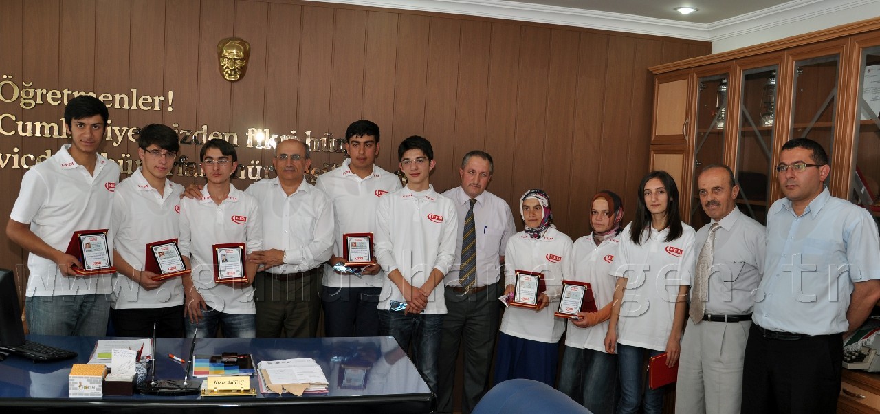 Şampiyon FEM'lilerden Vali Mayda ve Aktaş'a Ziyaret 9