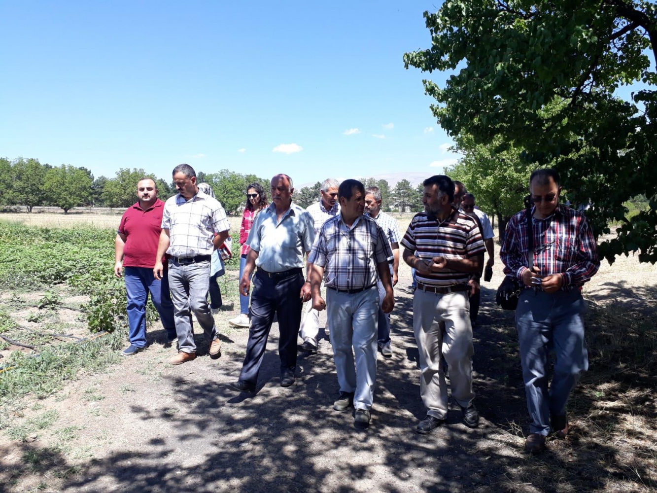 Gümüşhaneli çiftçilere teknik gezi 7