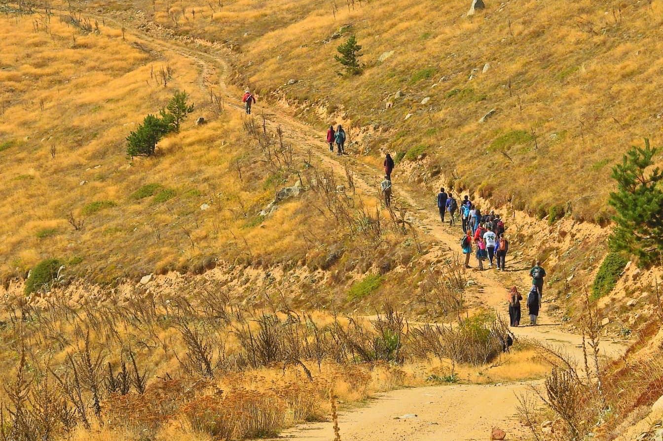 Gümüşhaneli dağcılardan sonbahar yürüyüşü 10