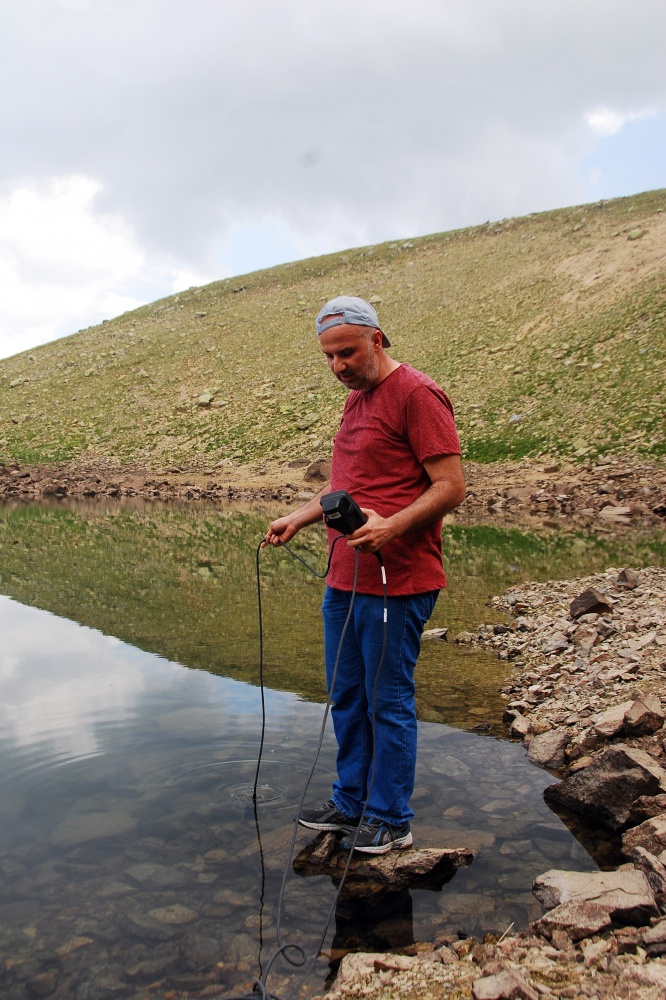 Artabel Tabiat Parkı göllerinden numuneler alındı 1