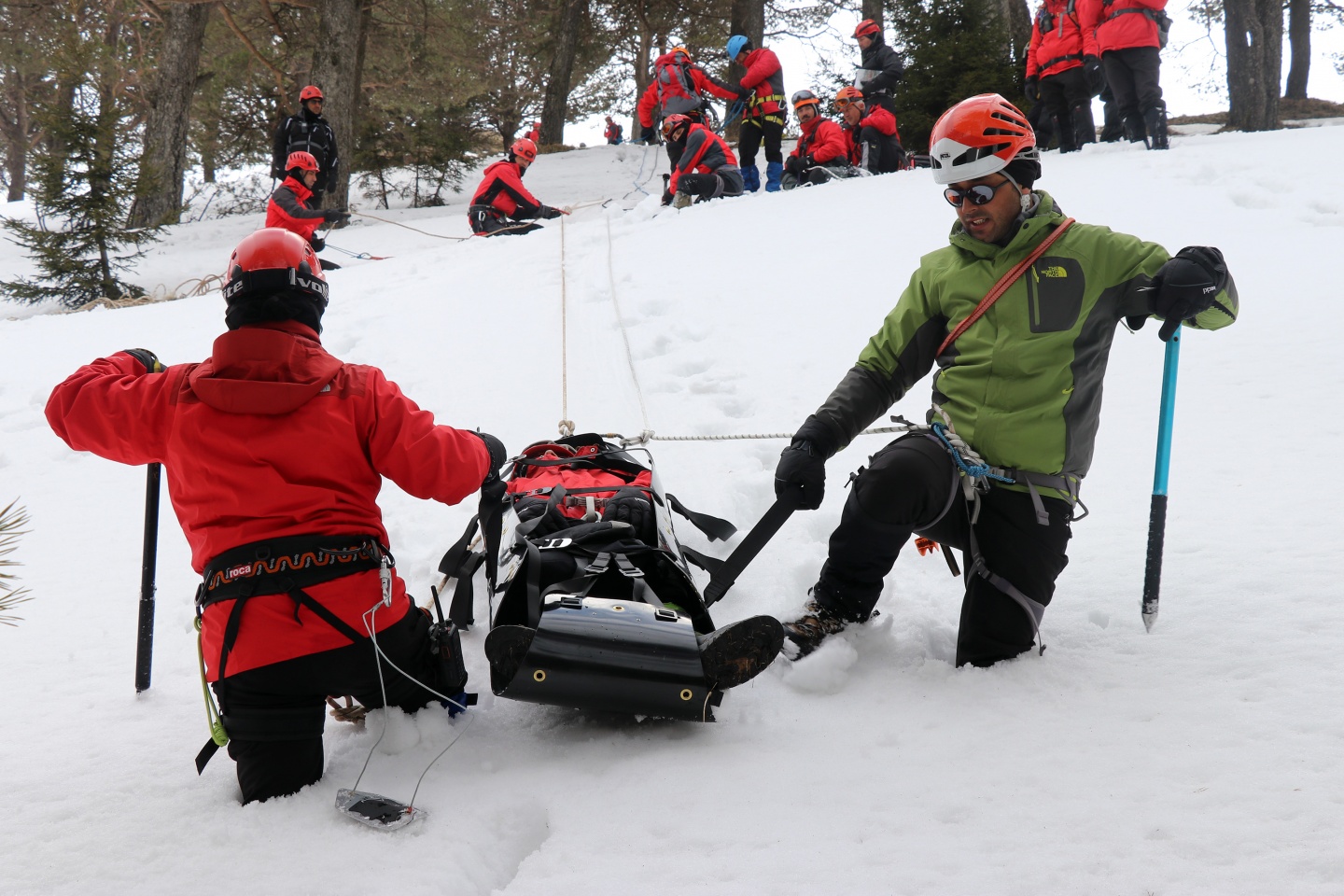 AFAD ekiplerinden Zigana'da nefes kesen tatbikat 7