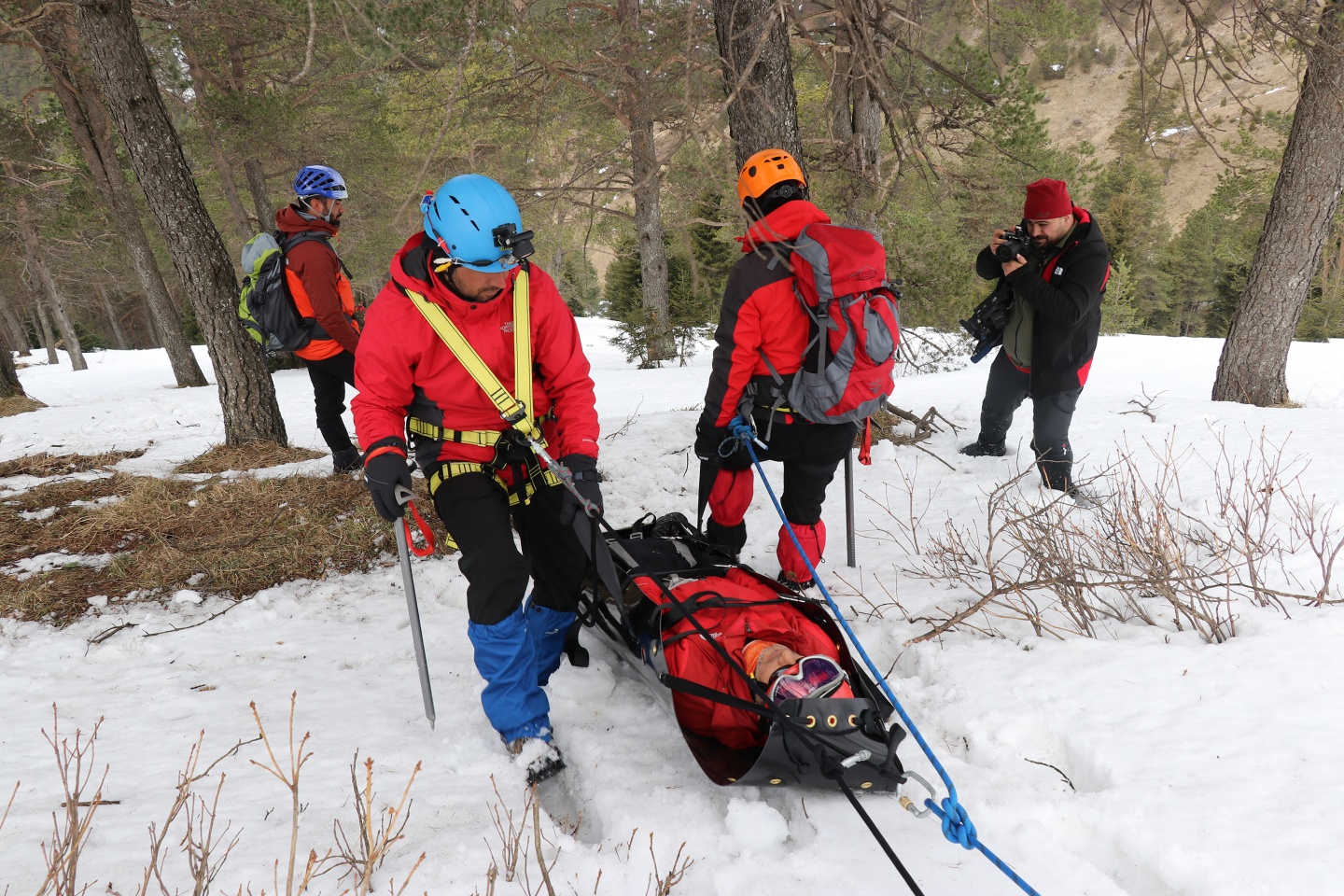 AFAD ekiplerinden Zigana'da nefes kesen tatbikat 1