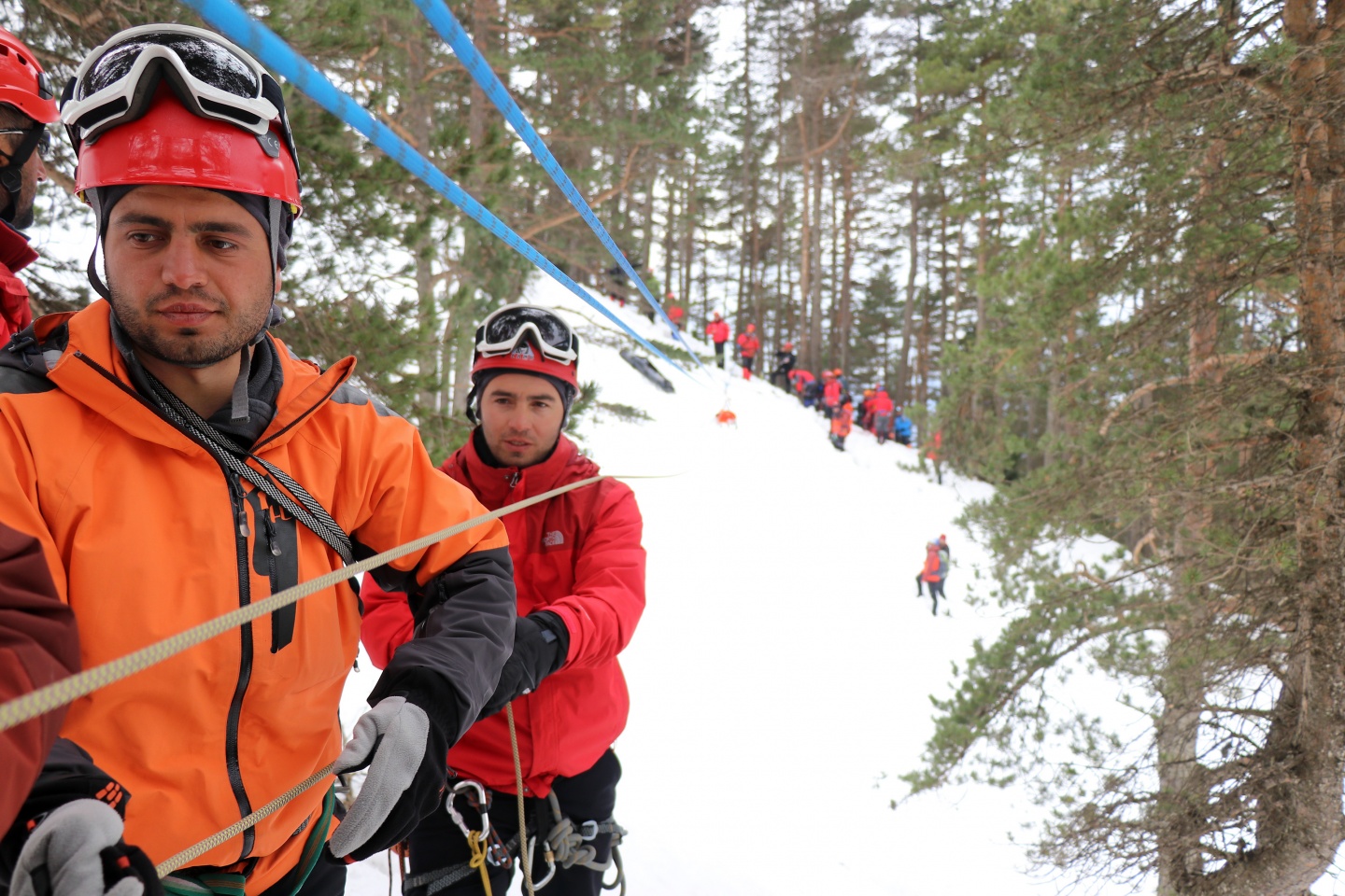 AFAD ekiplerinden Zigana'da nefes kesen tatbikat 12