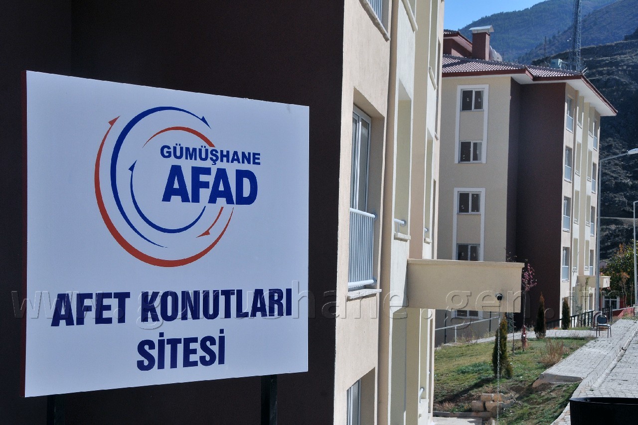 Gümüşhane'de Afetzedeler Konut Kuralarını Çekti 1