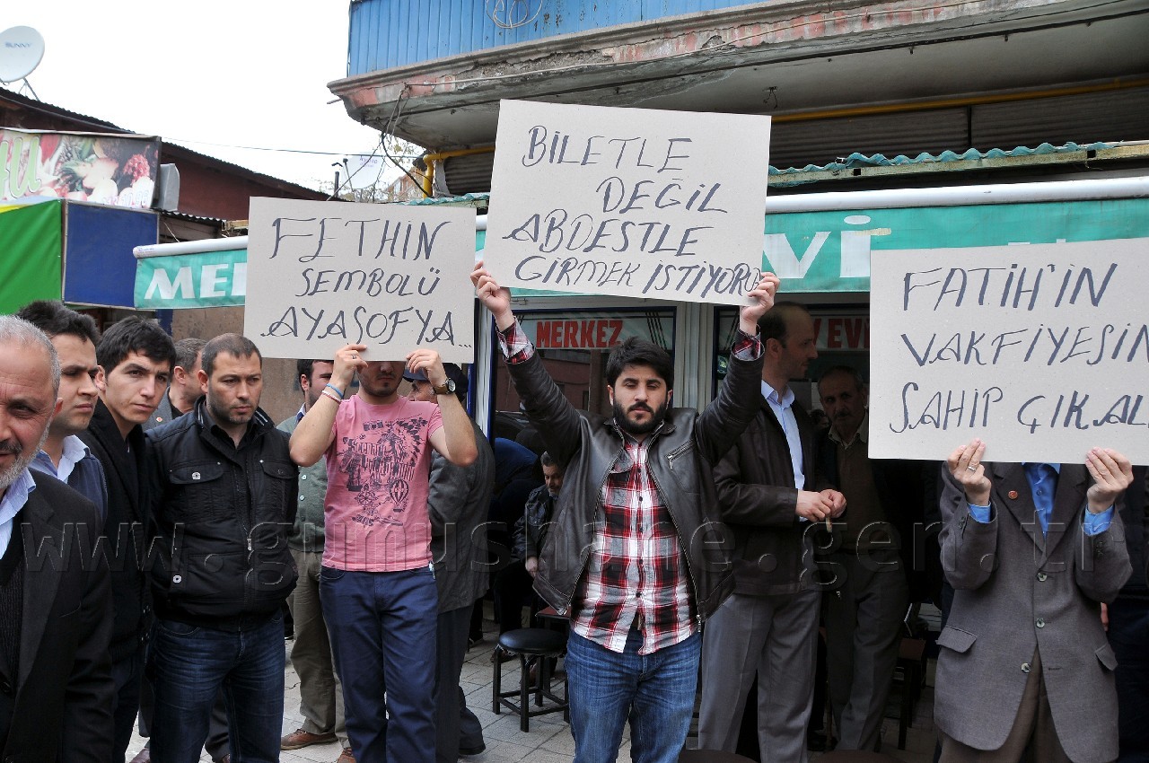 'Biletle Değil, Abdestle Girmek İstiyoruz' 3
