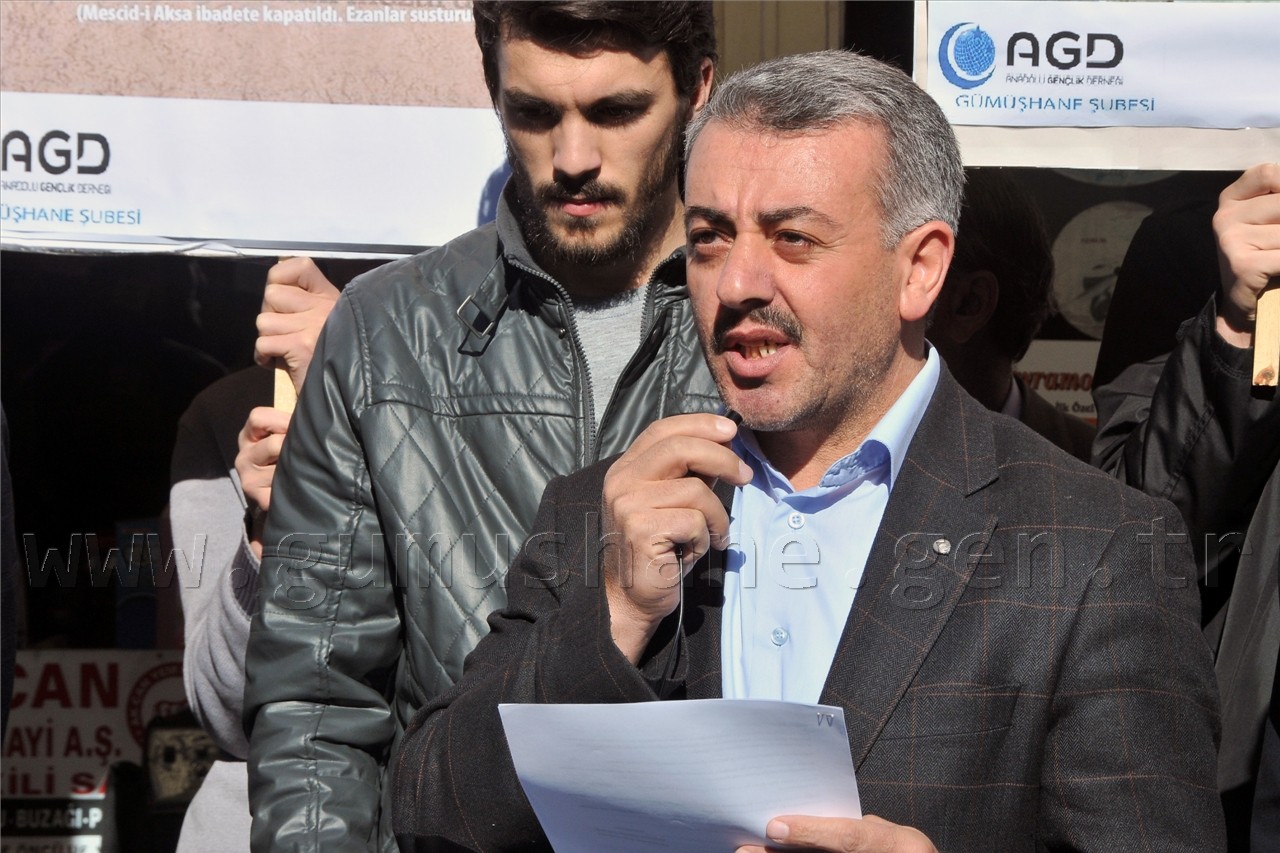 İsrail'in Mescid-i Aksa Zulmü Gümüşhane'de Kınandı 5