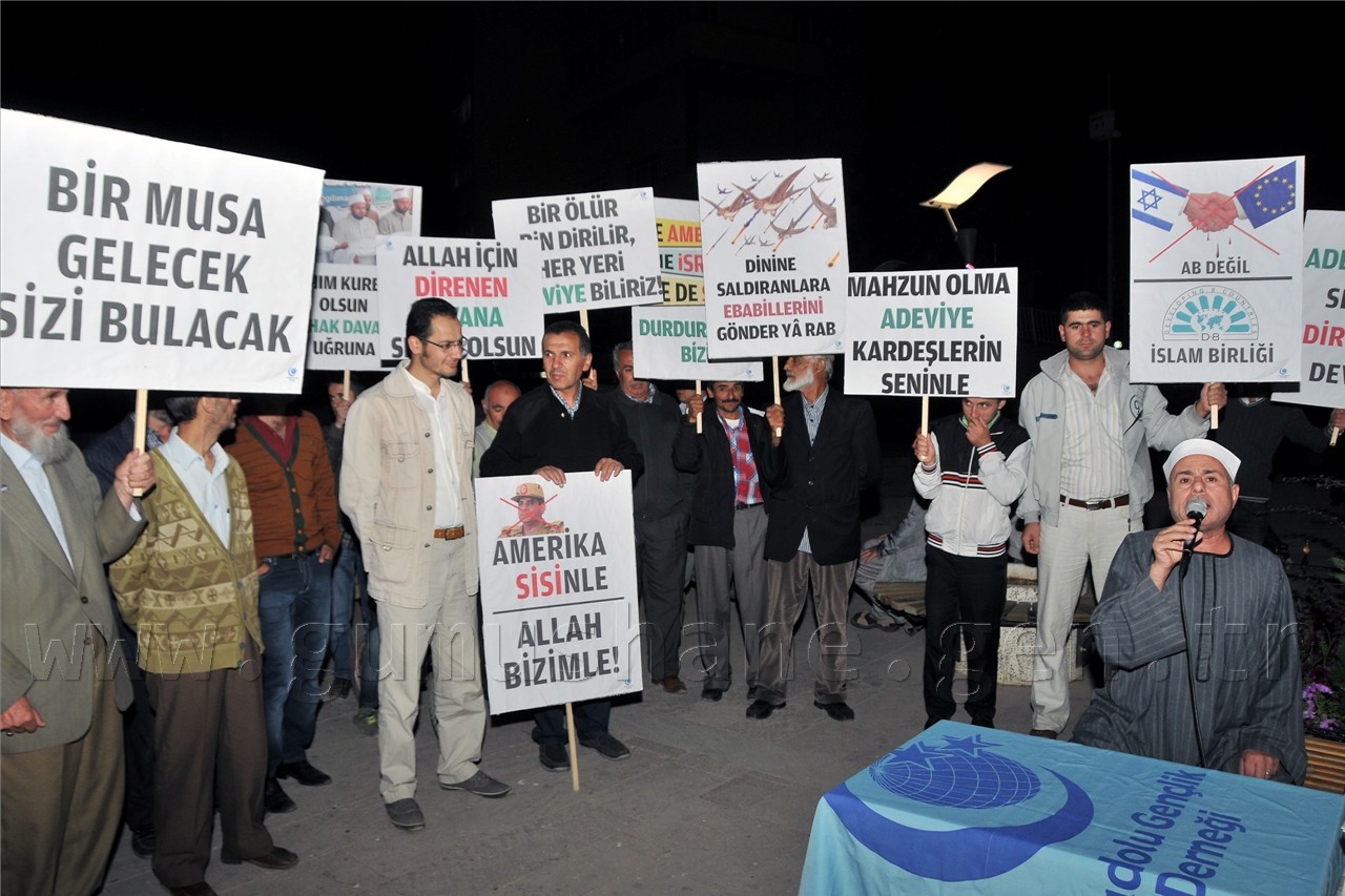  Gümüşhane AGD'den Mısır Eylemi  6