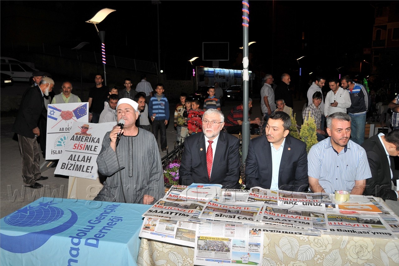  Gümüşhane AGD'den Mısır Eylemi  2