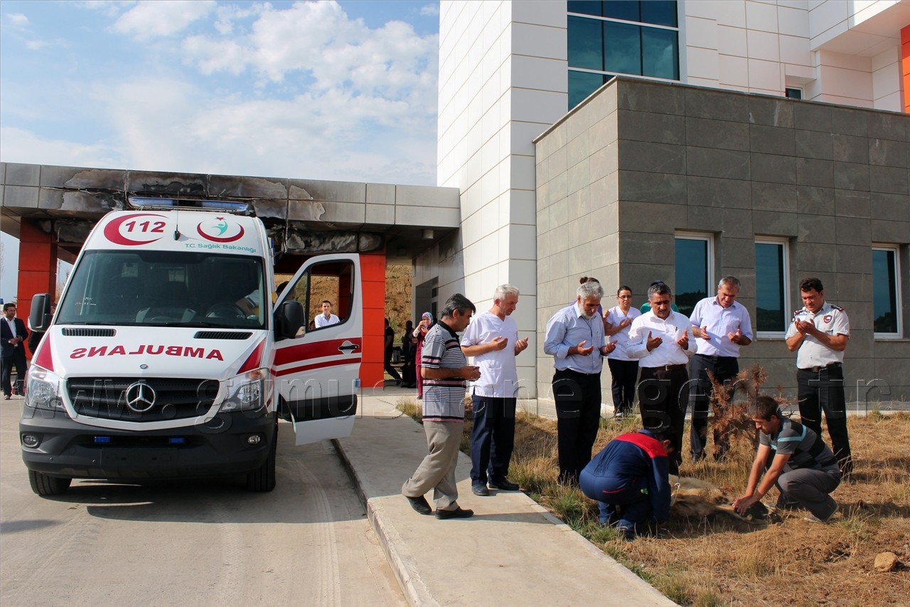 Şiran'da Yanan Ambulansın Yerine Yenisi Geldi 1