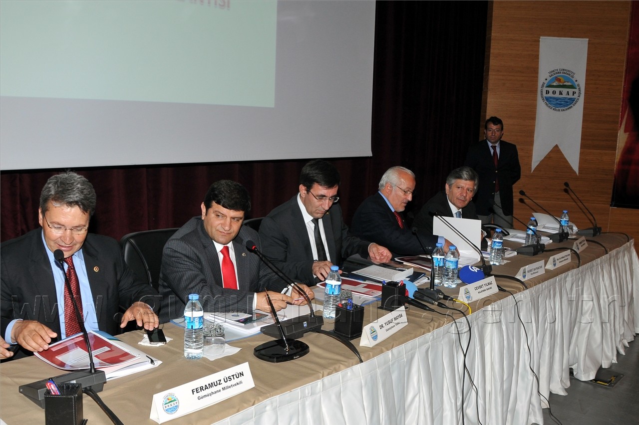 Kalkınma Bakanı Cevdet Yılmaz Gümüşhane'de 20