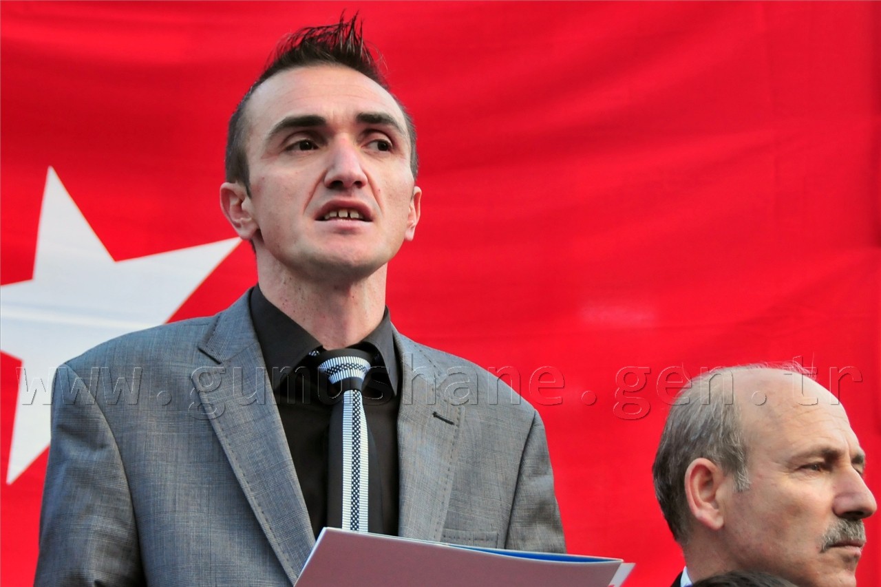 Gümüşhane'de Bayrağa Saygı Yürüyüşü Düzenlendi 5