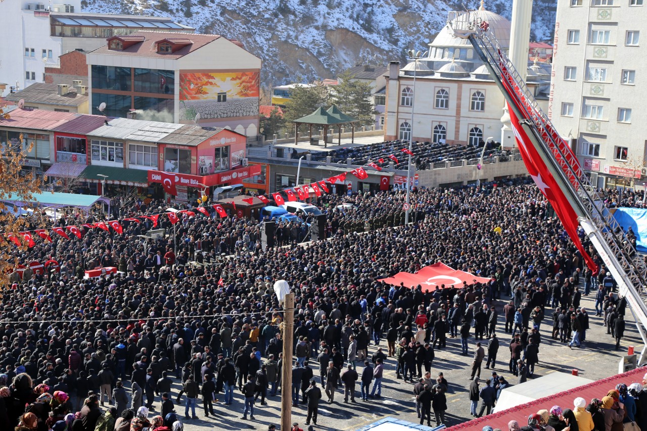 Gümüşhane gül yüzlü şehidini uğurladı 30