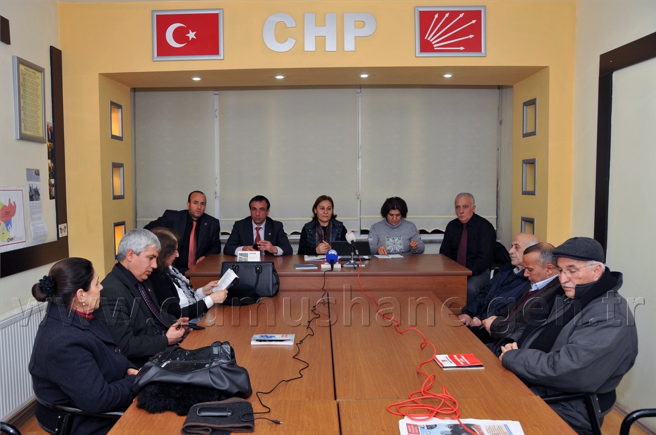 CHP PM Üyesi Sena Kaleli Gümüşhane'de 2