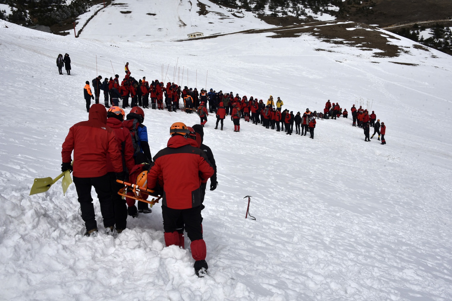 Zigana Dağında 100 personelle çığ tatbikatı 72