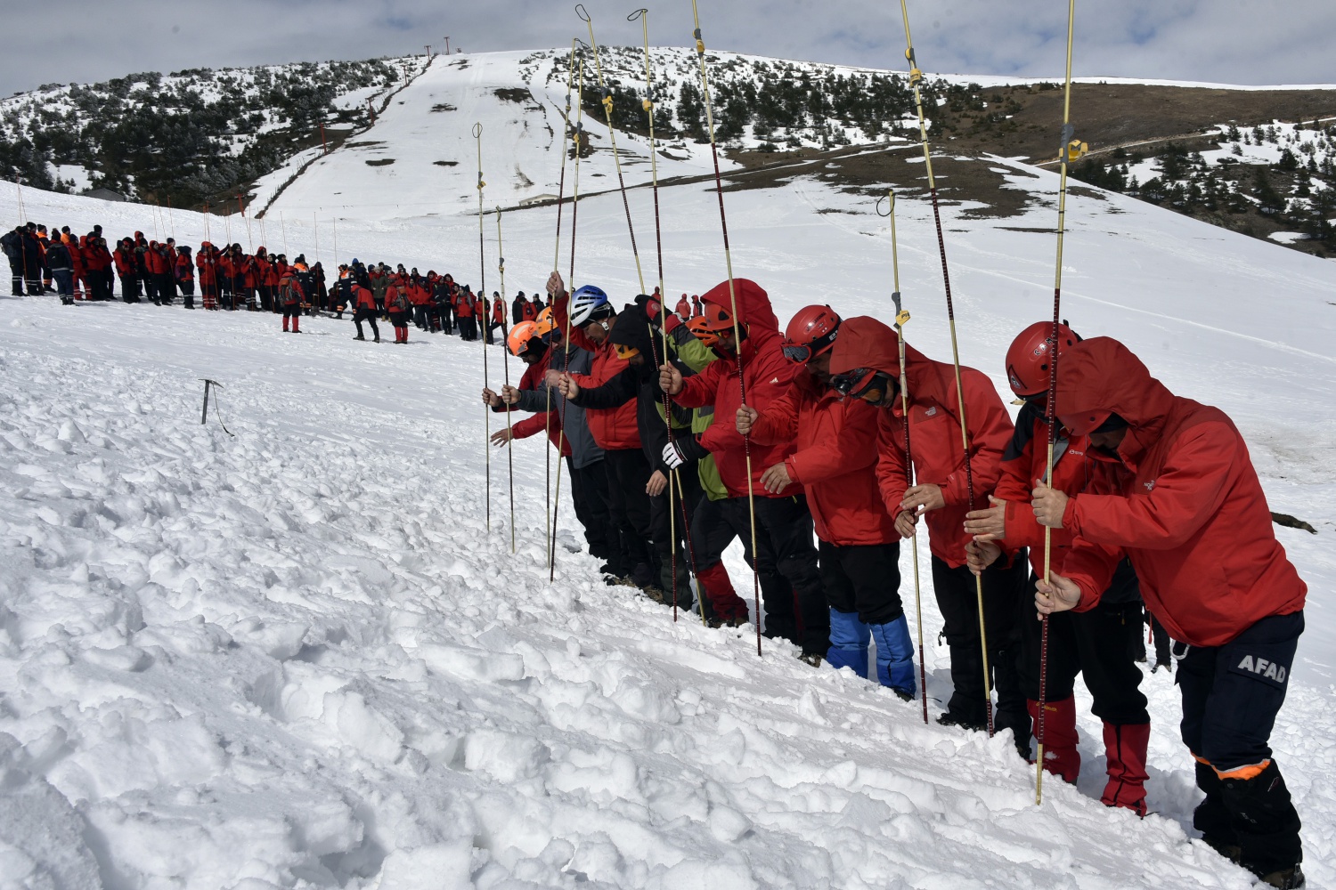 Zigana Dağında 100 personelle çığ tatbikatı 70