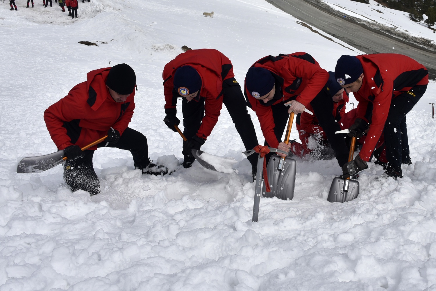 Zigana Dağında 100 personelle çığ tatbikatı 42