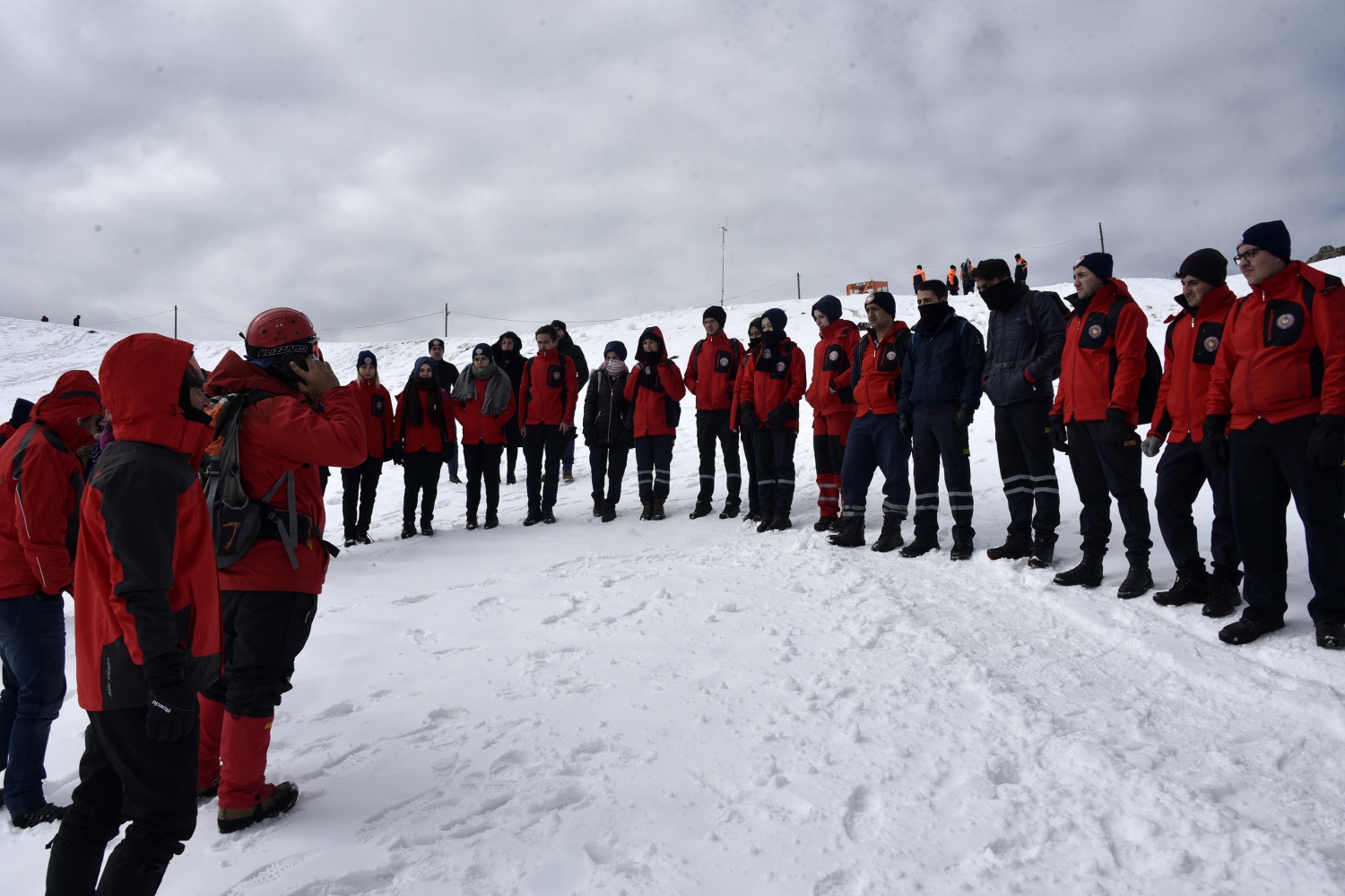 Zigana Dağında 100 personelle çığ tatbikatı 20