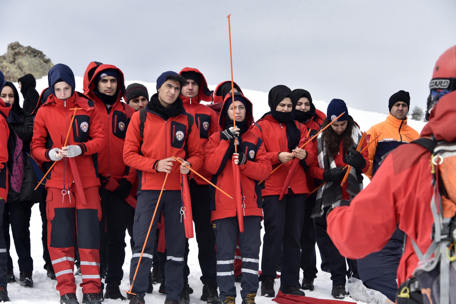 Zigana Dağında 100 personelle çığ tatbikatı 26