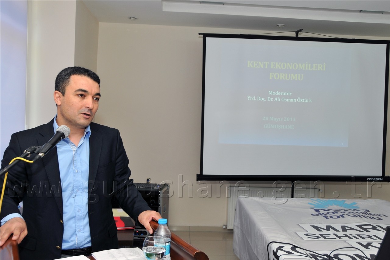 Gümüşhane'de Kent Ekonomileri Forumu Düzenleniyor 4