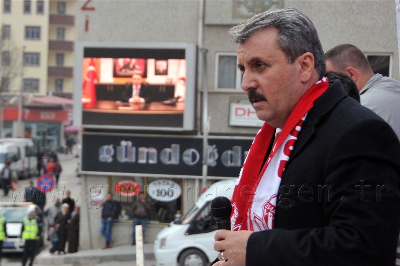 BBP Lideri Destici Gümüşhane'de 2