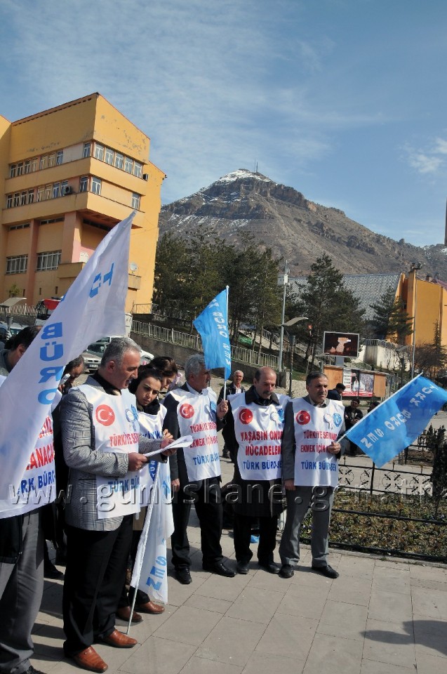 Gümüşhane'de Memurlar İş Bıraktı 2