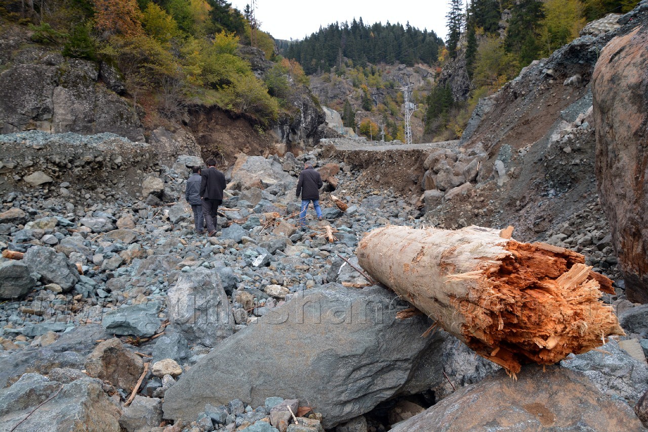 Gümüşhane'de Sel Felaketi 1