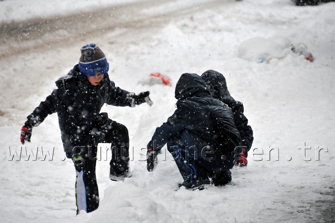 Gümüşhane'de Kar Tatili Uzatıldı 1