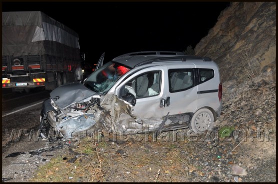 Gümüşhane'de feci kaza: 2 ölü, 2 yaralı 7