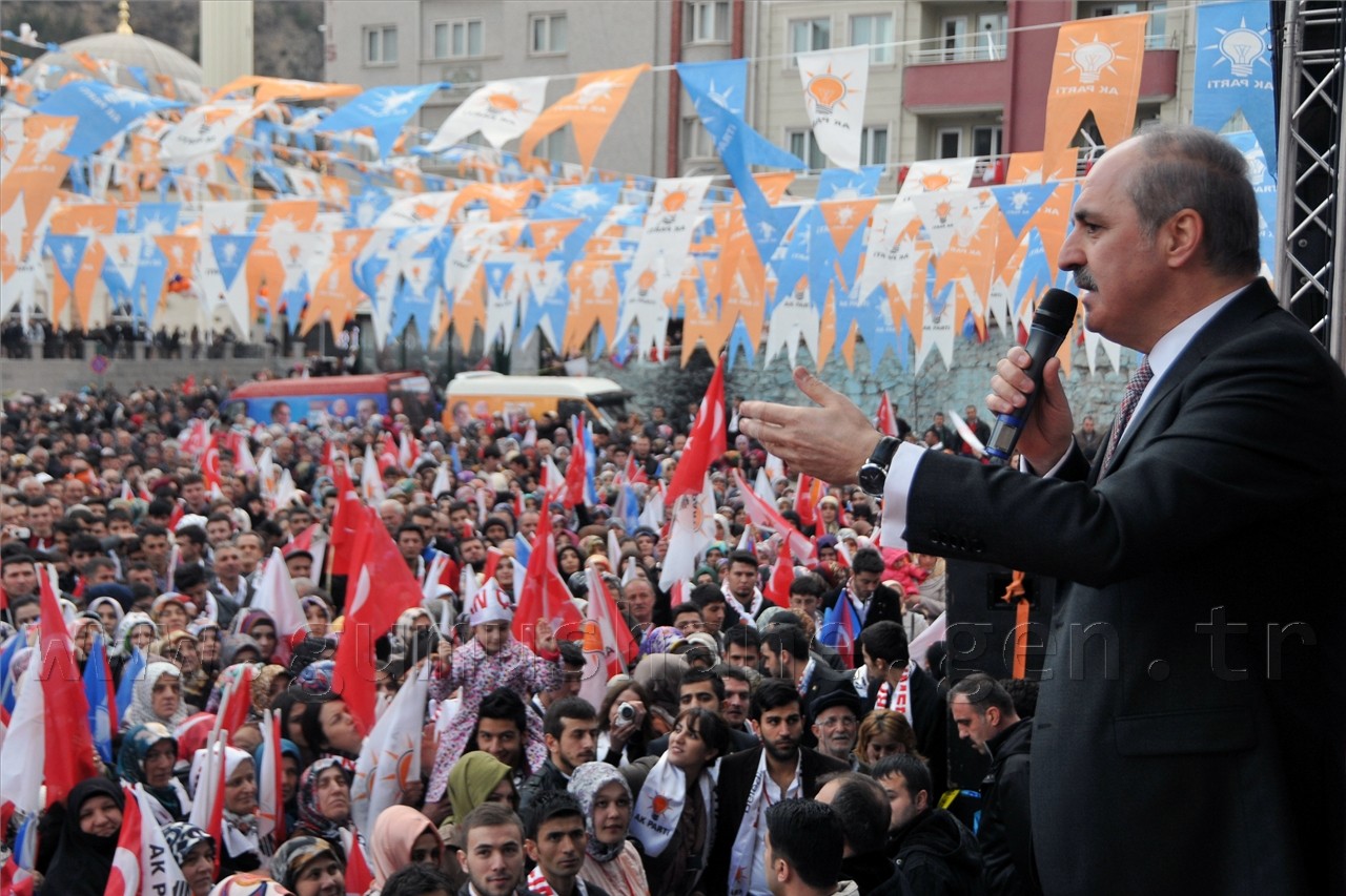 AK Parti Genel Başkan Yardımcısı Numan Kurtulmuş Gümüşhane'de 2