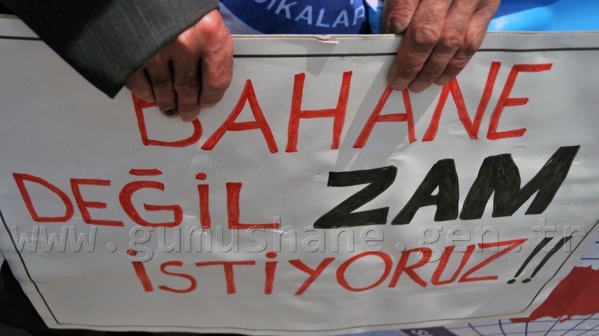 Memurlar Gümüşhane'de de Eylemde 4