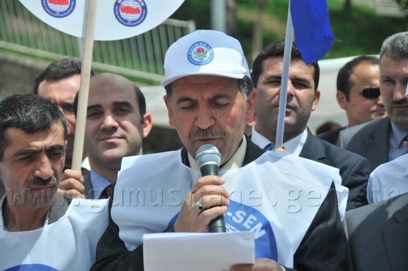 Memurlar Gümüşhane'de de Eylemde 6