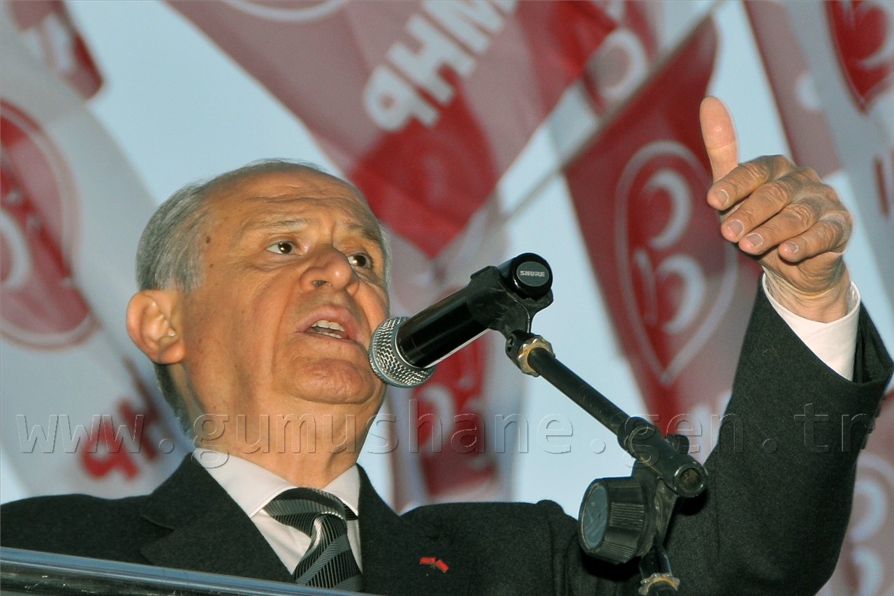 MHP Lideri Devlet Bahçeli Gümüşhane'de 10