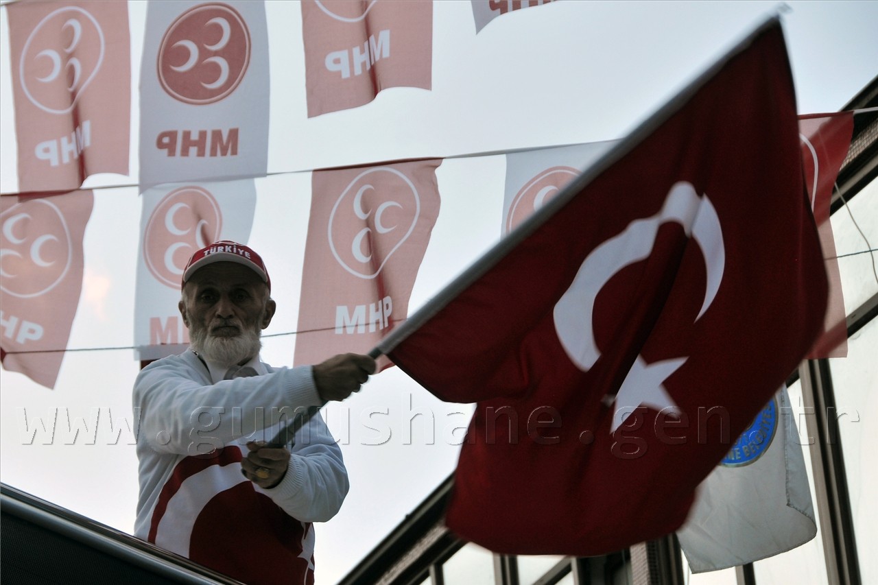 MHP Lideri Devlet Bahçeli Gümüşhane'de 2