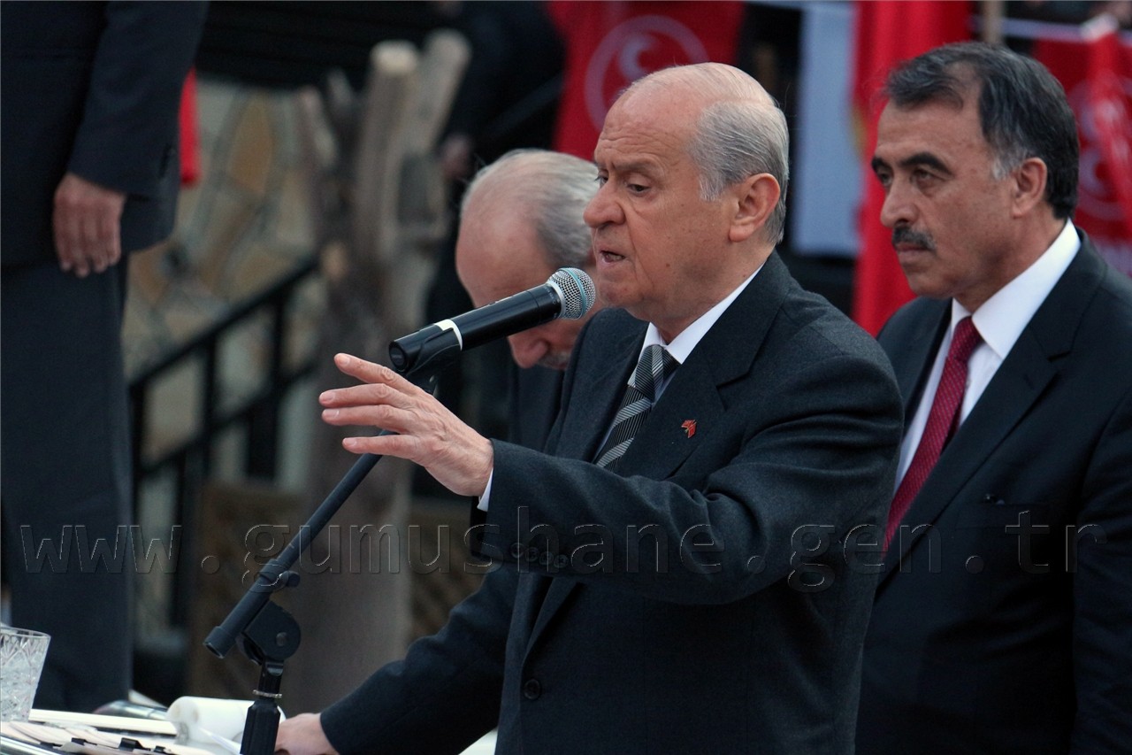 MHP Lideri Devlet Bahçeli Gümüşhane'de 4