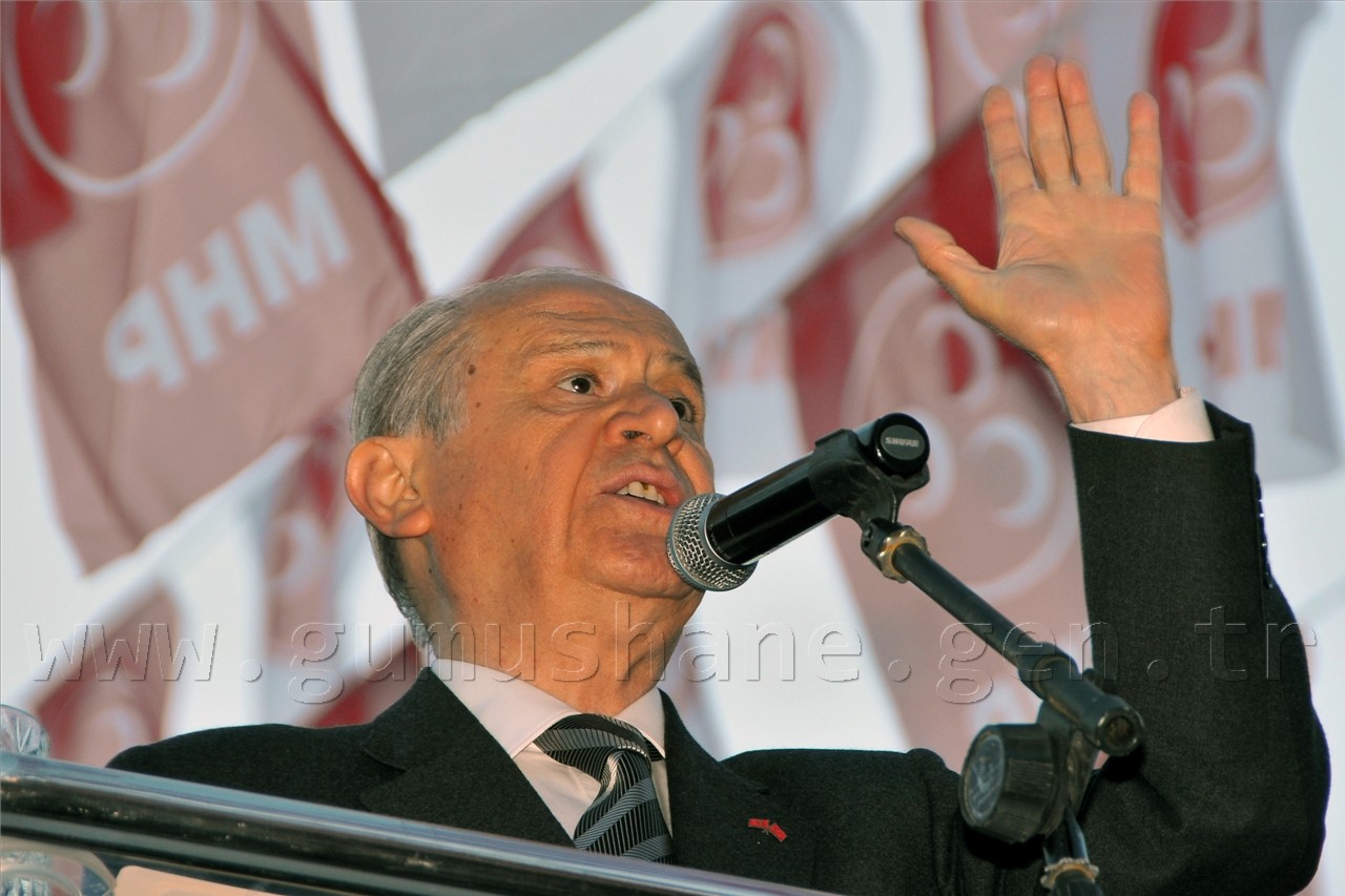 MHP Lideri Devlet Bahçeli Gümüşhane'de 9