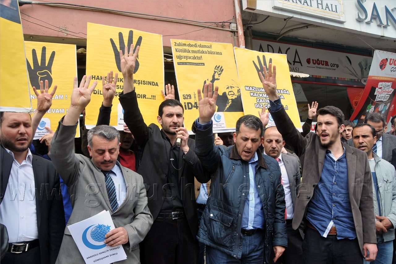 AGD'den Gümüşhane'de Mısır Protestosu 2