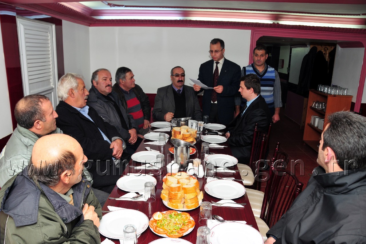 Gümüşhane'de Muhtarlar Gazetecileri Unutmadı 3