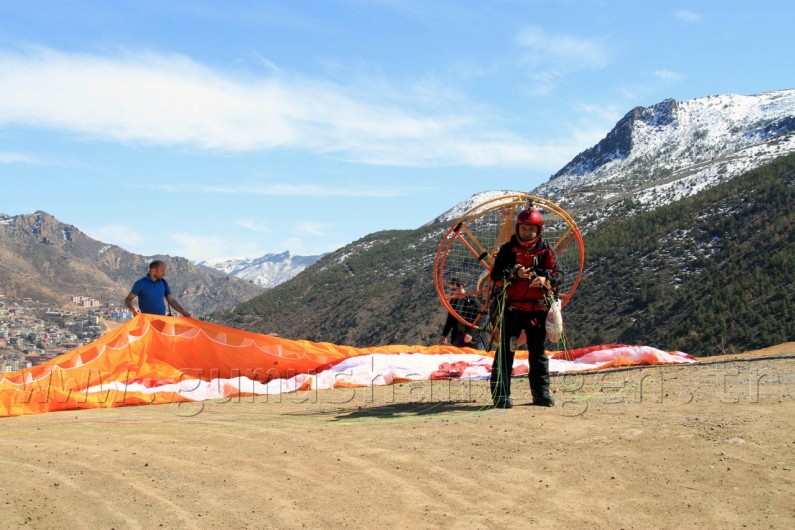 Gümüşhane Semalarında Paramotor! 1